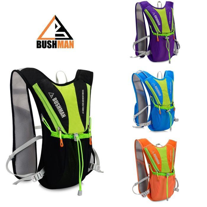 Eiger - Ransel Bushman Backpack Waterproof Ransel Riding Hiking Running Anti Air Tas Olahraga