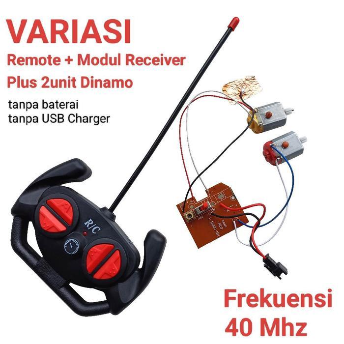 Modul RC 4 Channel Paket Hemat Lengkap Frekuensi 40Mhz, Transmitter & Receiver Controller 4 Saluran