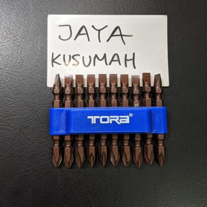 Mata Obeng Bor + - / Mata Driver Angin Tora Taiwan Ph2X65Mm Plus Min