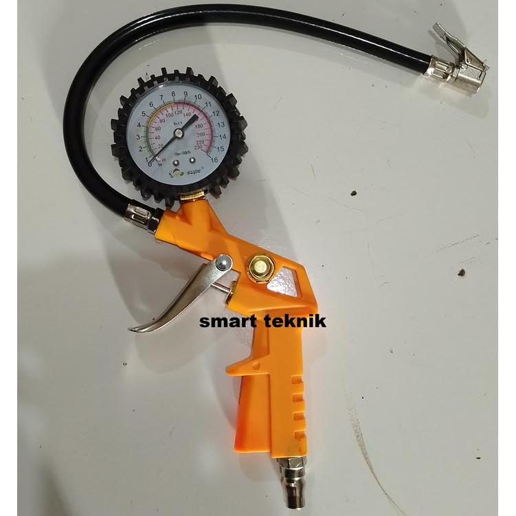 TIRE INFLATOR air pressure gun pengisi ukuran angin ban - pompa ban kompresor