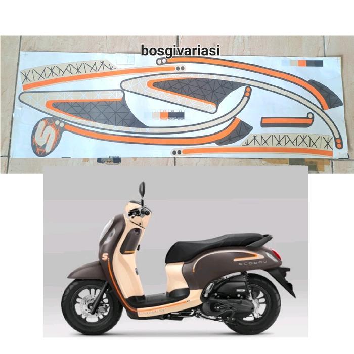 stiker striping scoopy 2023 / stiker motor honda scoopy 2023 / scoopy
