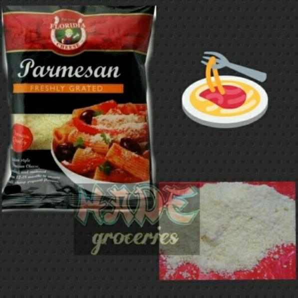PERMESAN CHEESE FRESHLY GRATED 1KG KEJU PARMESAN