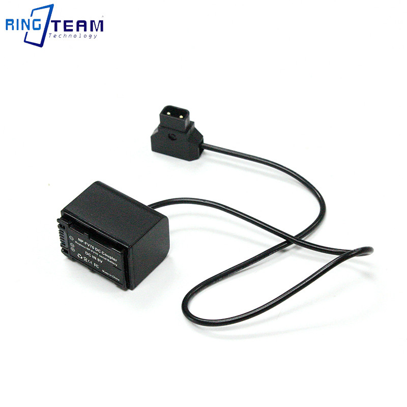 D-TAP to NPFV Dummy Battery Replaces NP-FV30 NP-FV40 NP-FV50 NP-FV70 NP-FV90 NP-FV100 for Sony