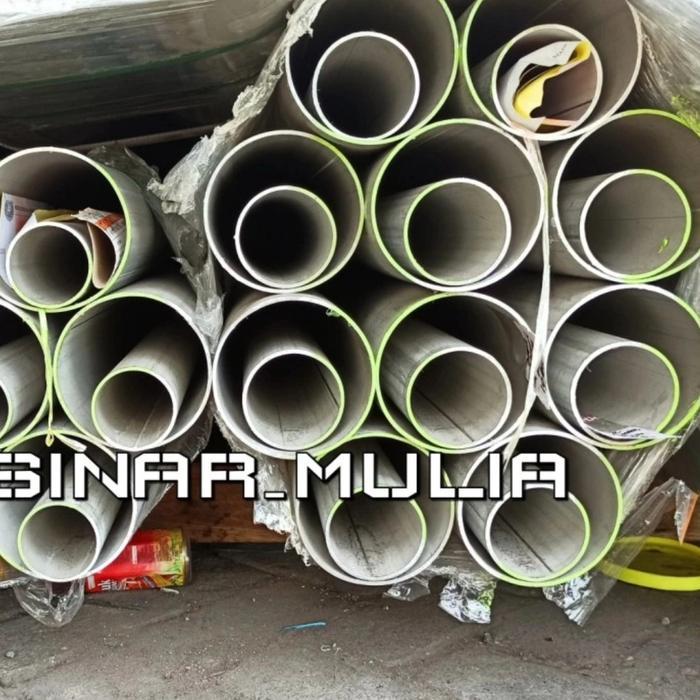 pipa stainless 12inch tebal 4mm panjang 450mm