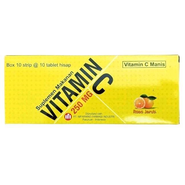 VITAMIN C 250mg (100's /Dus) - IFI /IMFARMIND