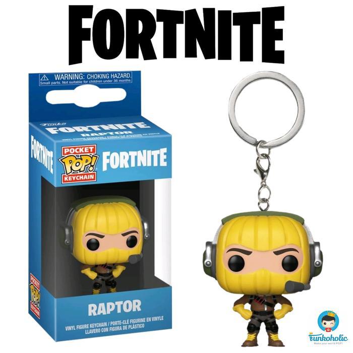 HOT SALE FUNKO POCKET POP KEYCHAIN GAMES FORTNITE - RAPTOR TERMURAH