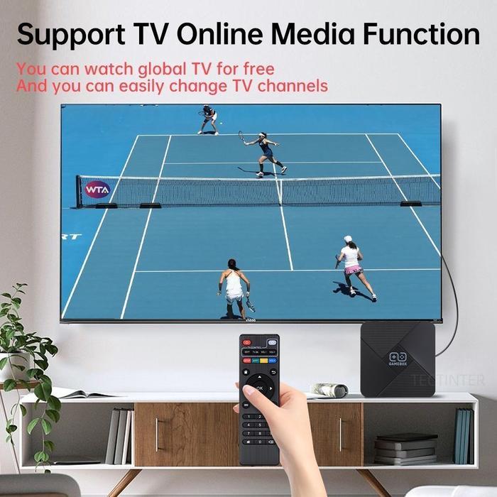 HOT SALE G5 GAME BOX 4K DUAL-SYSTEM RETRO VIDEO GAME CONSOLE BUILT-IN 40000+ GAMES 128G TV BOX