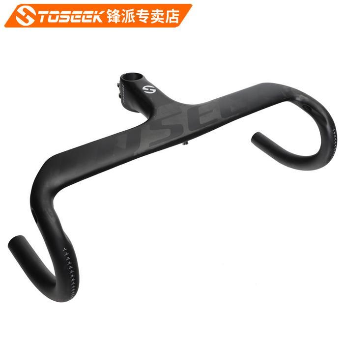 New Integrated Toseek Carbon Dropbar Handlebar Stang Roadbike