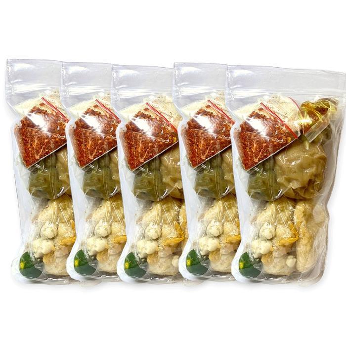 TERLARIS PAKET BACIRAT MIX BOCI TULANG RANGU 5 BKS- bacita Food Pedas Instan Seblak Varian Terbaru