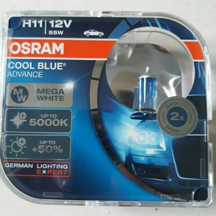 Lampu Kabut Foglamp Putih Ertiga Swift Sx4 Grand Vitara Osram H11 Cool Blue