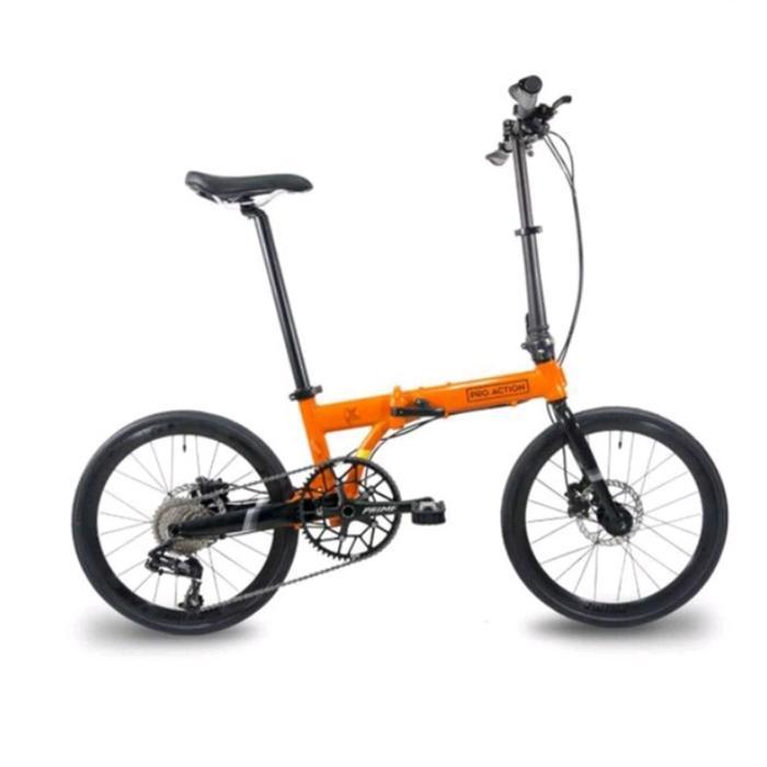 Sepeda lipat Seli 20 Pro Action Falcon 10 speed Hidraulik