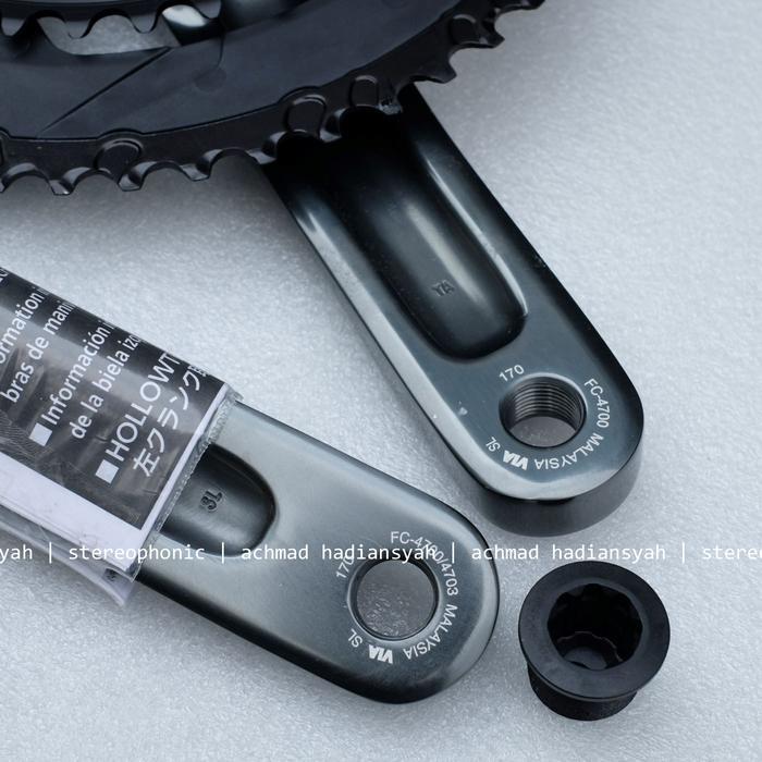 New Original Crank Shimano Tiagra Fc-4700 52-36T Crankset Tiagra 4700 52-36T Crank 4700 52-36T Crank