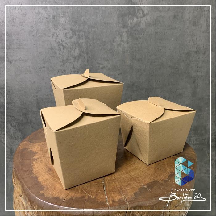 FOOD PAIL RICE BOWL PAPER RICE BOX LUNCH BOX TAKEAWAY KRAFT GROSIR