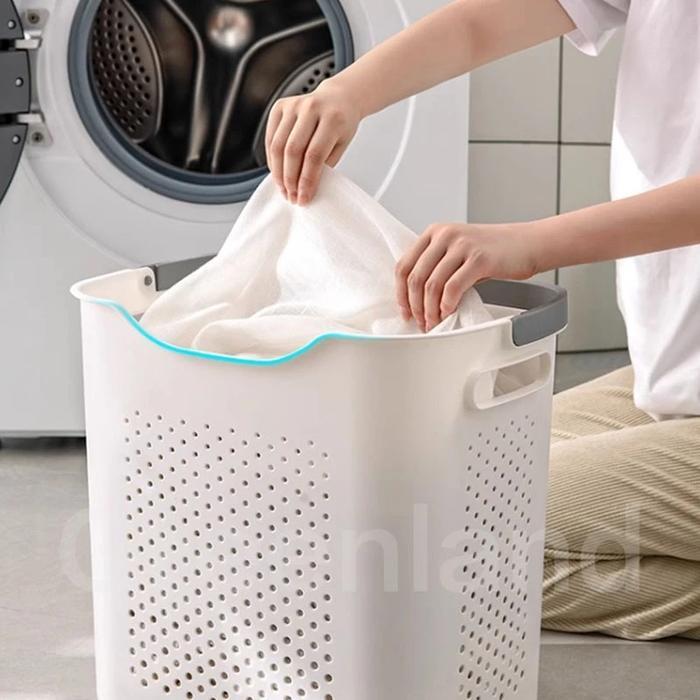 Keranjang Pakaian Kotor Keranjang Laundry Plastik Laundry Bag Serbaguna Multifungsi Bak Baju