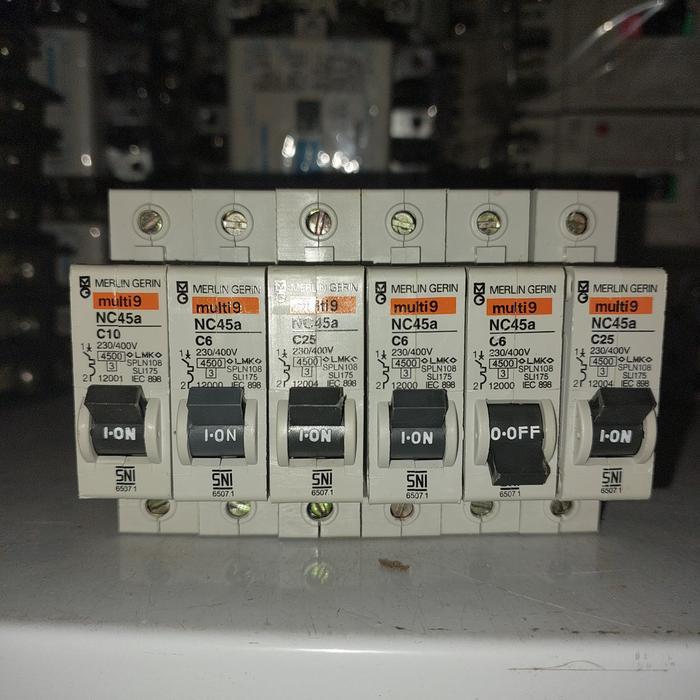 mcb Schneider Multi9 NC45a C6 C10 C16 C20 C25 C32a C40a C50 C63