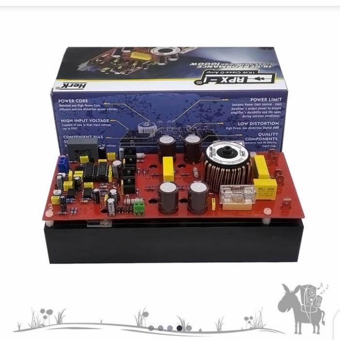 Promo Kit Rpx-1 Mono Block Power Amplifier Class D 1000W Herk Terlaris
