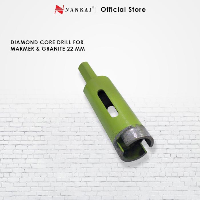 TERLARIS Nankai Diamond Core Drill 22mm / Mata Bor Batu Marmer Granite