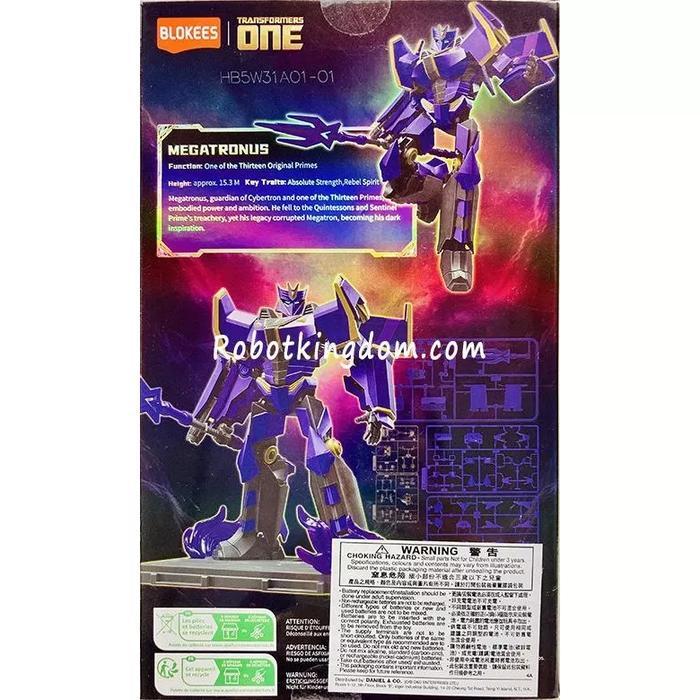 HOT SALE HASBRO X BLOKEES TRANSFORMERS CLASSICS CLASS 20 MEGATRONUS PRIME MODEL KIT TERMURAH