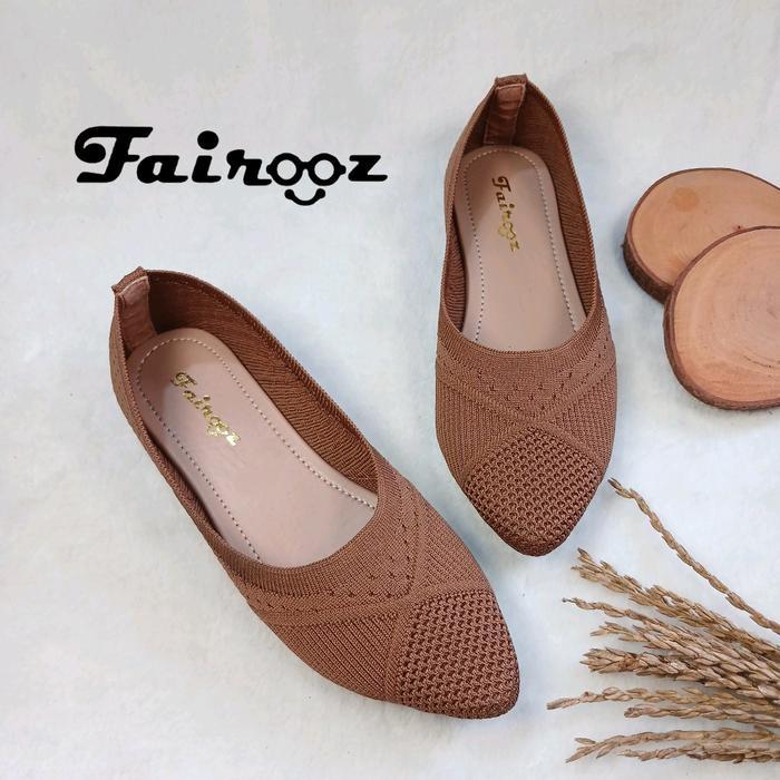 Donatello - Sepatu Wanita Flat Shoes Rajut Import X