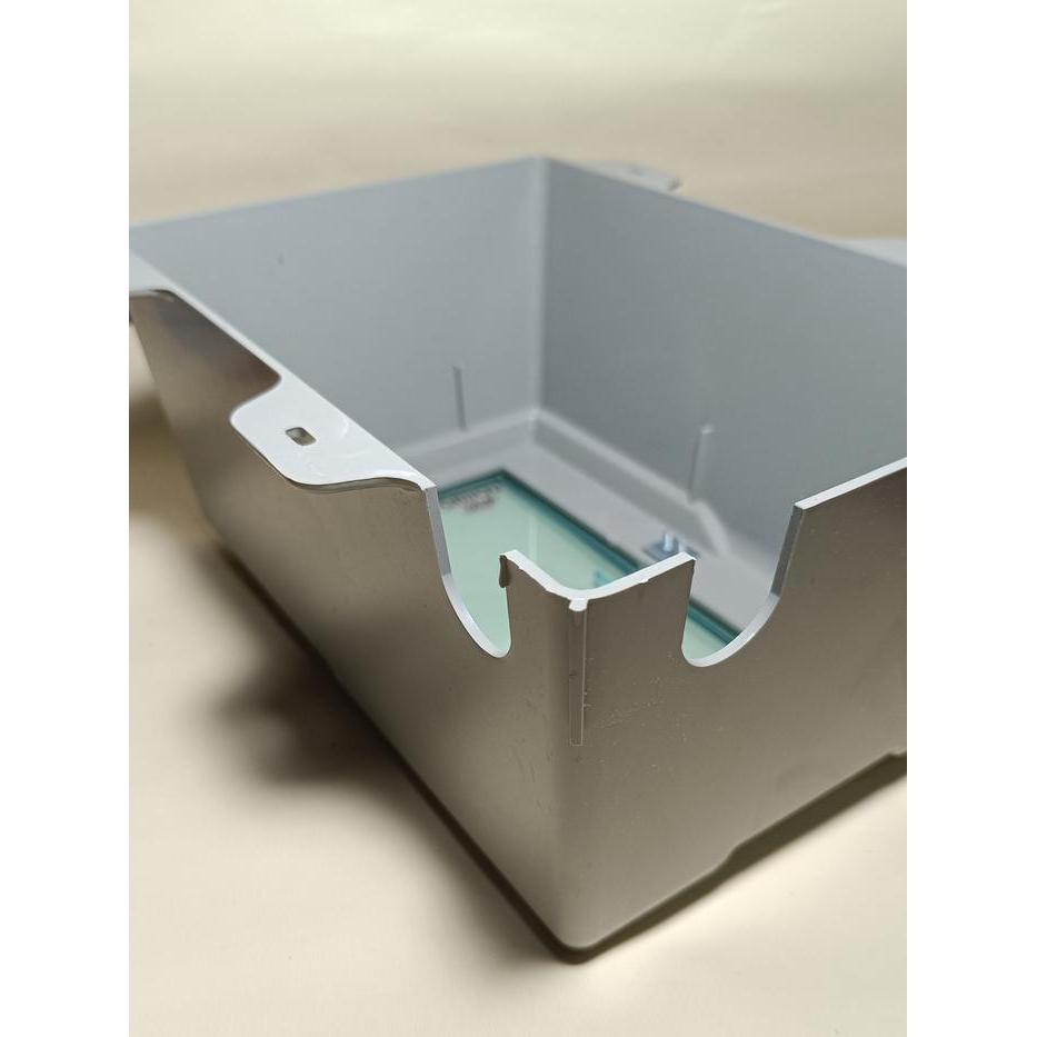 Uchiro Box Kwh Meteran Listrik Prabayar/Pulsa Plastik Putih Biru Aesthetic 19X13X28 Cm Kualitas