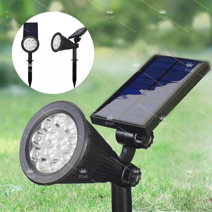 Lampu Led Tenaga Surya, Lampu Sorot Luar Ruangan Led Tenaga Surya, Anti Air, Kontrol Lampu Lantai,