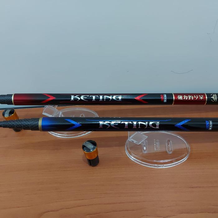 Tegek Captain, Tegek Carbon Captain Keting 1,8M 2,1M 2,4M 2,7M 3M 3,6M 4,5M Section 38Cm Ikan