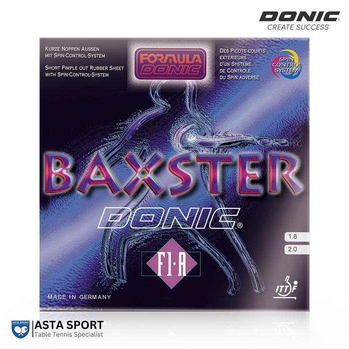 ZENITHERTT// DONIC BAXSTER F1A KARET BINTIK SERANG PINGPONG TENIS MEJA ITTF APPROVED 1.8MM/2.0MM