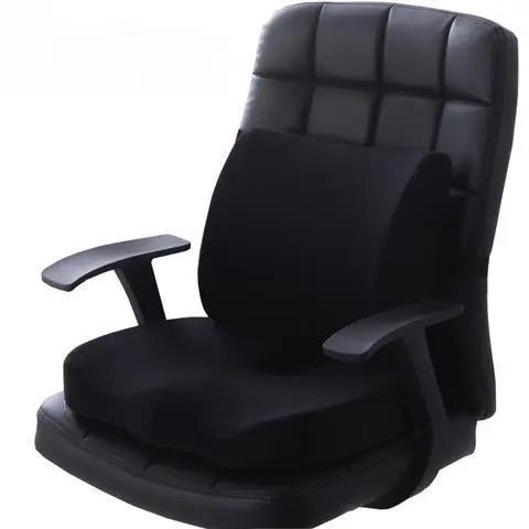 Bantal Busa Duduk Kursi Gaming Kantor Mobil + Sandaran Bantal Punggung