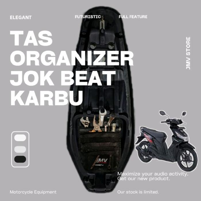 TYCH KANTONG JOK MOTOR BEAT KARBU TAS ORGANIZER JOK MOTOR AKSESORIS MOTOR TAS PERKAKAS TAS ALAT TAS