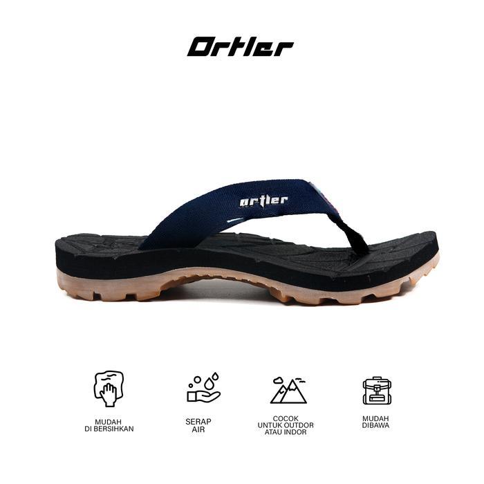 ORTLER Sendal Gunung Pria Outsole Gum Model Jepit Traya ADVENTURE Dengan Webing Polyester