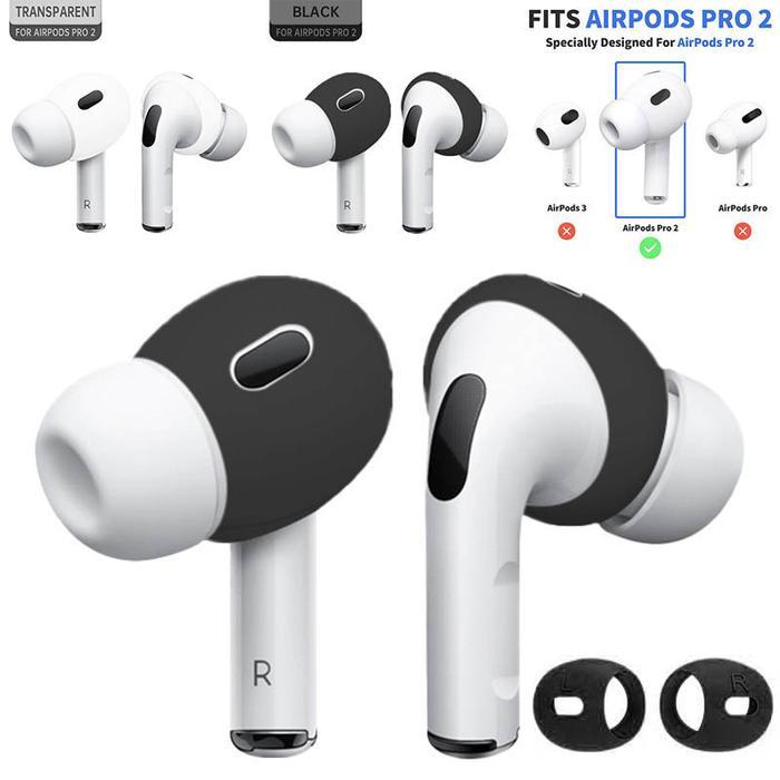 SALE Silicone Case Cover Earbuds for Airpods Pro 2 - for Apple Airpods Pro Gen 2 - 2pcs Left and