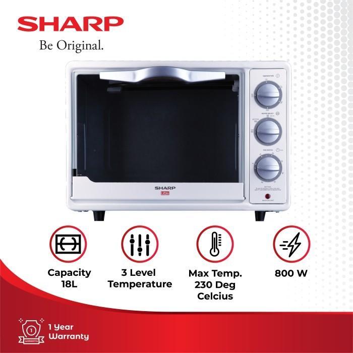 Sharp Libre Series Oven Electric Eo-18L(W) Terlaris