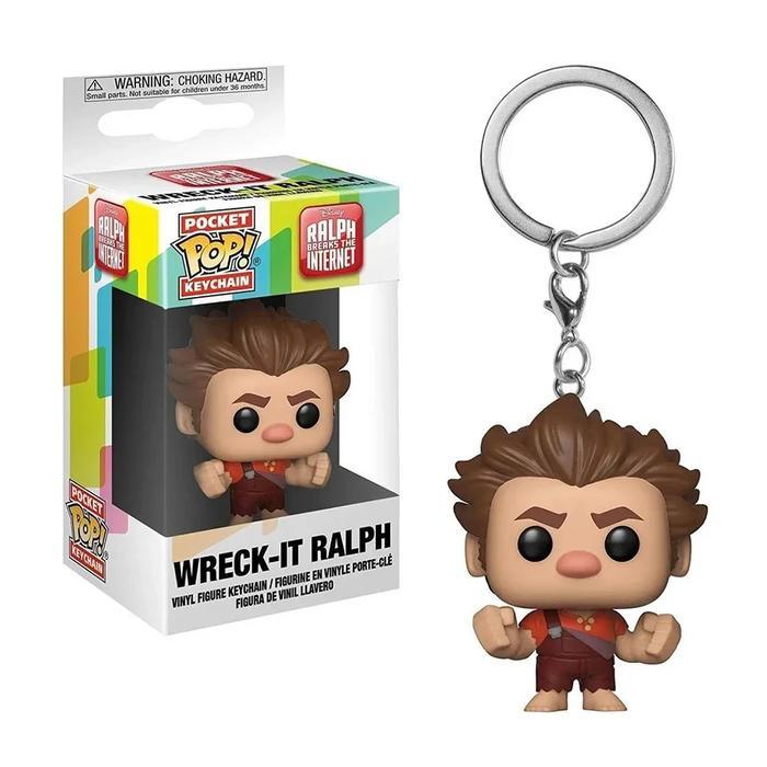 HOT SALE FUNKO POP KEYCHAIN FIGURE NIGHT KING WAR--MACHINE CYBORG RALPH MAUI BOB ROSS ELASTIGIRL
