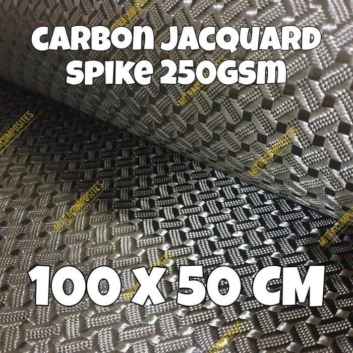 Carbon Kevlar Serat Karbon Jacquard 250Gsm