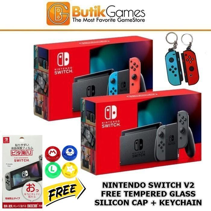 Hagibis - Nintendo Switch Console V2 New Model Hac-001(-01)