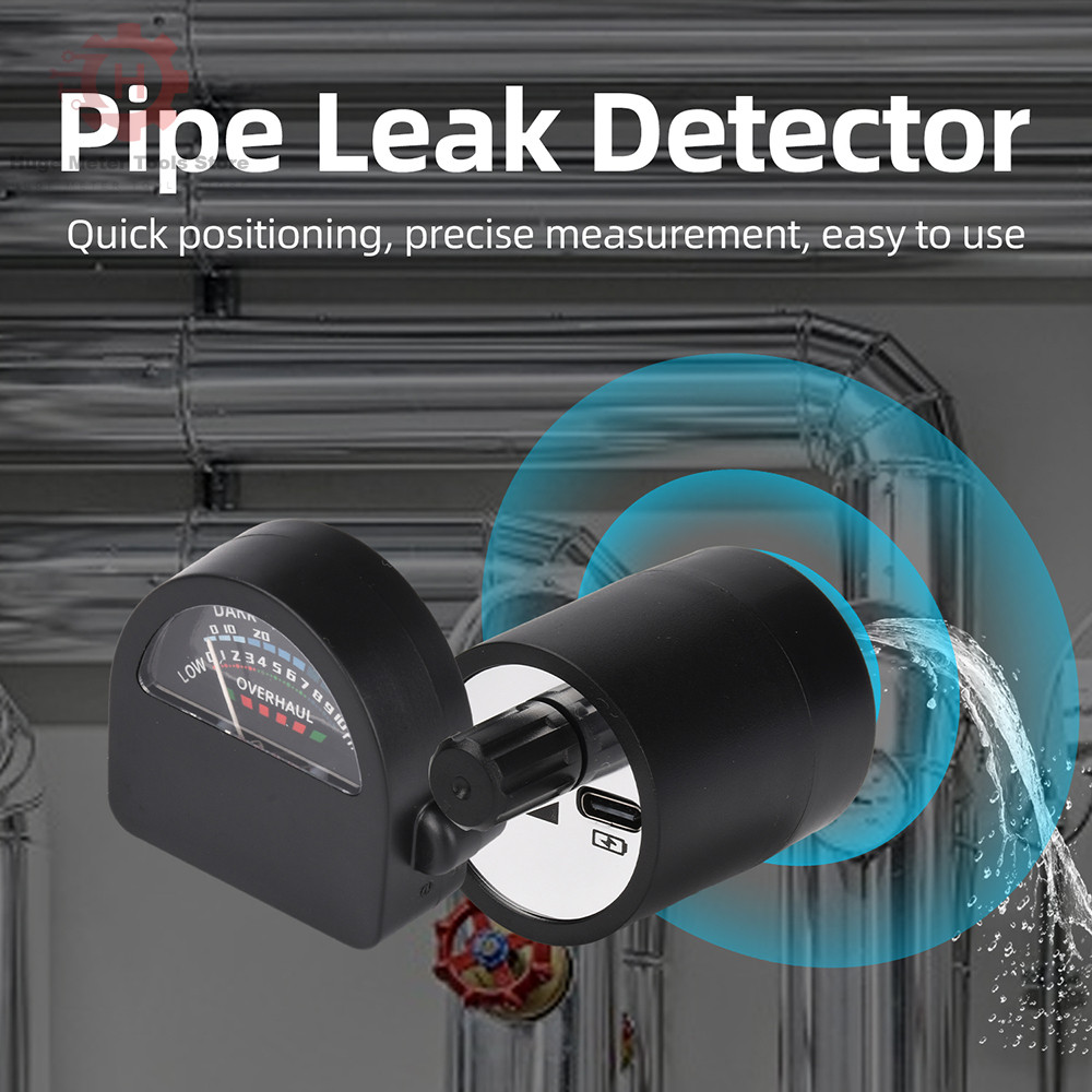 Type C Water Leak Detector Sound Detector for Pipe Water Leak Suitable for Leak Detection of Various
