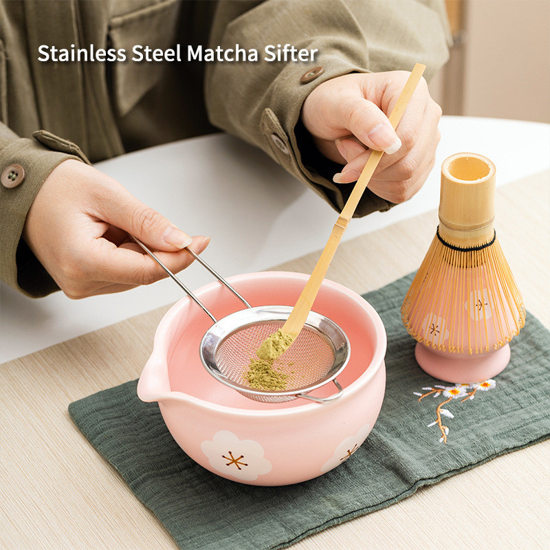 4/7PCS Set Song Dynasty Matcha Bowls, Matcha Making Tools, Matcha Brushes, Japanese Style Tea Bowls,