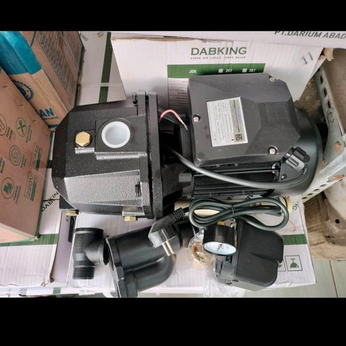 Pompa Air Jet Pump Dabking Jdk 267 Gulungan Tembaga Buat Kedalaman 30 Meter As Stainless 304