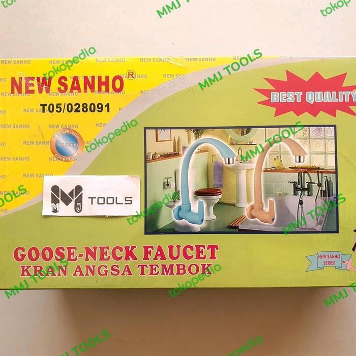 PALOMA - Keran Angsa pvc NEW SANHO- SANHO kran cuci piring pvc - Kran pvc angsa SANHO