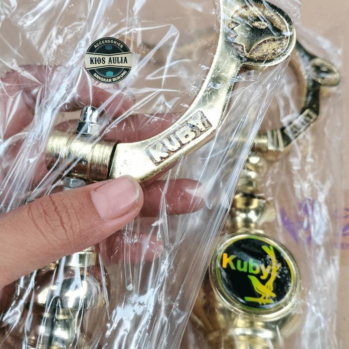 Gantungan Kuby Resin Risen Emas Fullset Pion Emas Gold Kandang Sangkar Lovebird Kandang Kapsul