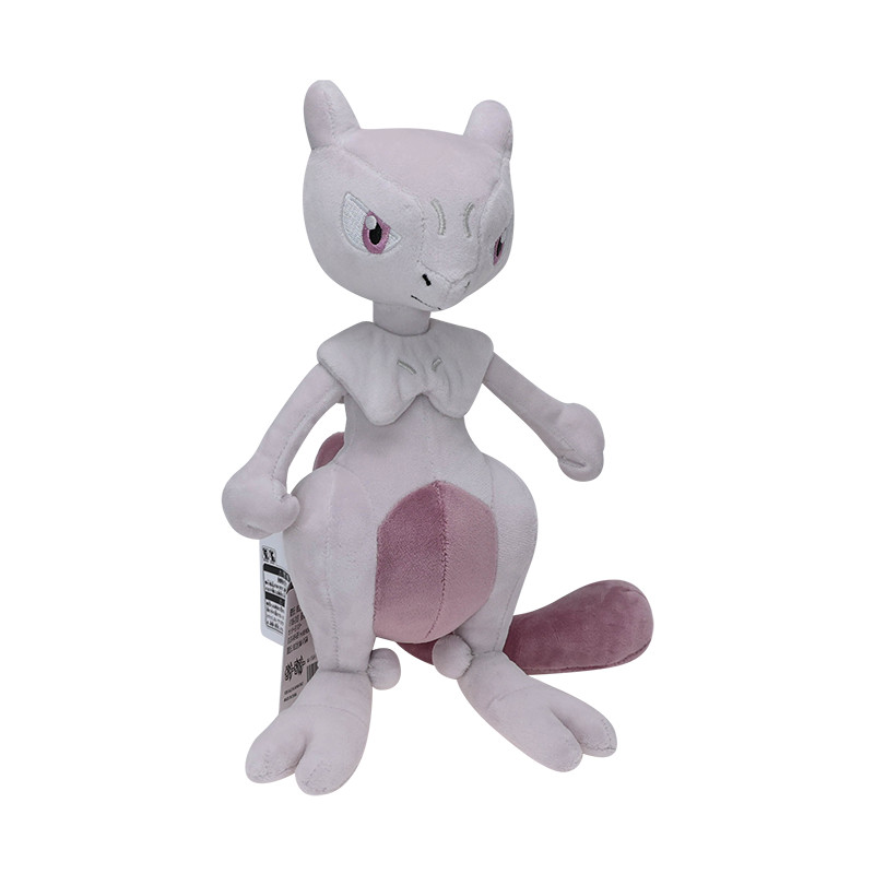 2 Styles 10" Pokemon Plush Shiny Mewtwo Cartoon Stuffed Toys Soft Doll Children Gift