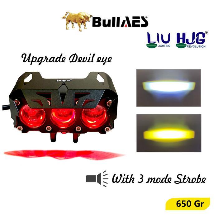 Lampu tembak Laser Foglamp SQL 3 MATA Superbright Hi Loo 60 Watt