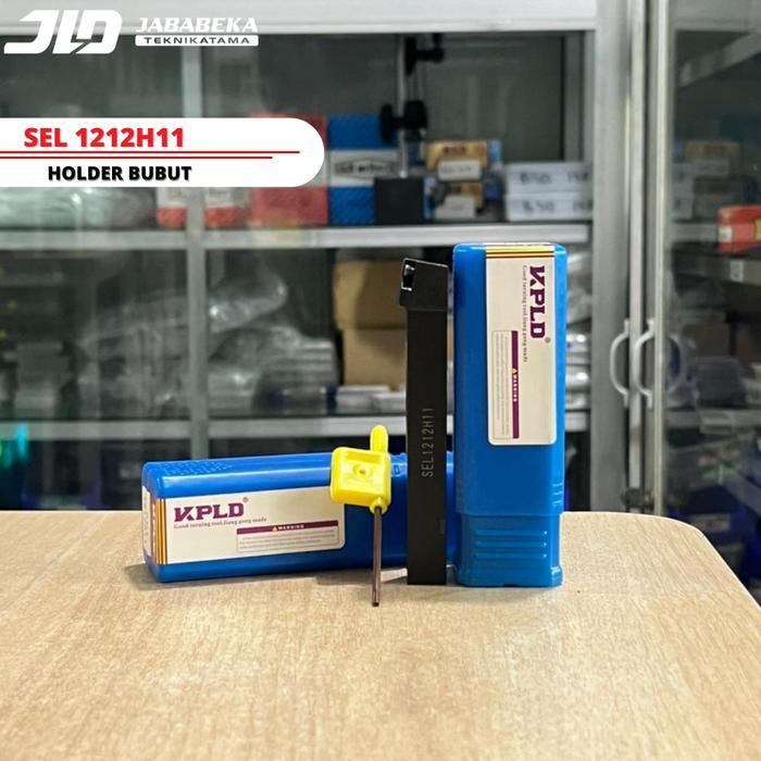 Sel 1212-11 Holder Ulir Gagang Bubut Drat Ulir Luar Insert Er 11 Pisau Bubut Ulir Luar