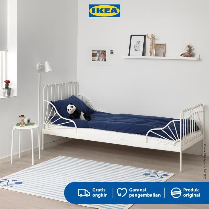 IKEA MINNEN Rangka Tempat Tidur / Ranjang / Kasur Anak Putih 80x200 cm