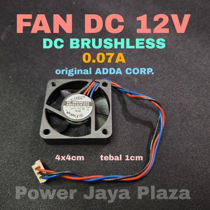 TERMURAH FAN DC 12V DC12V 12VDC BRUSHLESS 4X4 4X4CM 4CM PROMO