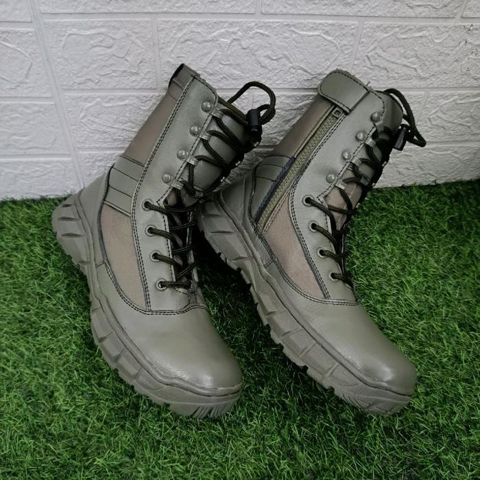 Sepatu PDL Hijau Brimob / Sepatu PDL Hijau Duplikat Jatah Brimob POLRI