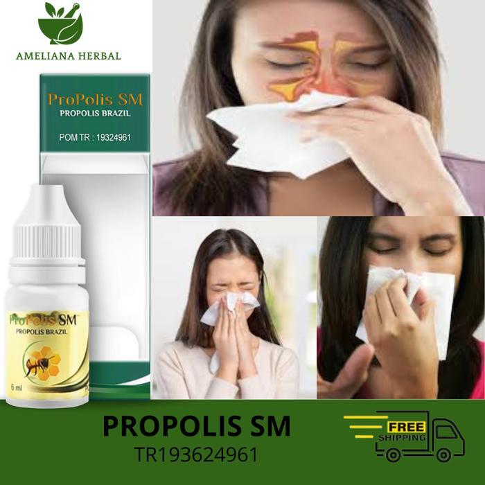 Propolis SM -Suplemen Untuk Sinusitis Hidung Meler Atasi Hidung Tersumbat Segera Atasi Perawatan