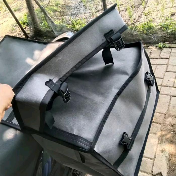 LTPS Tas Obrok Kurir Tas Keranjang Motor Anti Air Kecil Jumbo Motorcycle Tali Kain