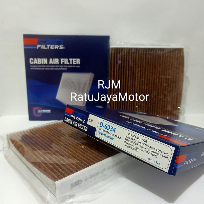 Saringan Filter Ac Premium Carbon Brown/Coklat Honda Jazz Gd3 City Gd8