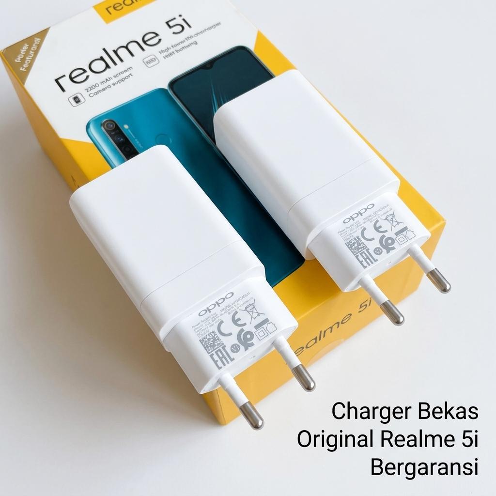 Charger HP OPPO AK779GB Copotan Original VOOC Charger Untuk Realme 5i